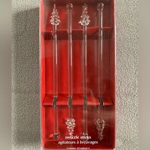 Holiday sticks for beverages